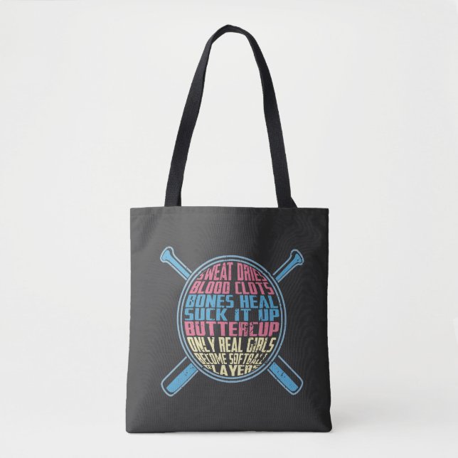 Softball Tote Bag (Front)