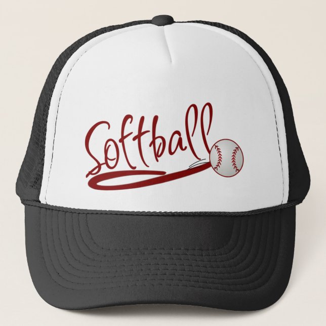 Softball Trucker Hat (Front)