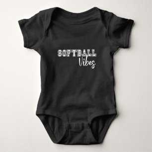 Softball Vibes Baby Bodysuit
