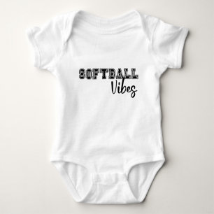 Softball Vibes Baby Bodysuit