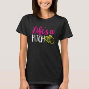 Softball Womens Softball Player Softball Girl 4 T-Shirt