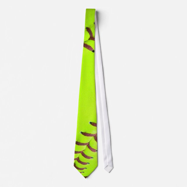 Softball Yellow Fast Pitch 8U 10U 12U 14U 16U Tie (Front)