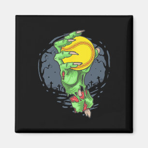 Softball Zombie Hand Softball Player Halloween Cos Magnet