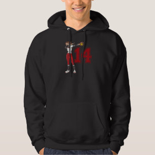 Softballer Girls Dabbing Softball Player Birthday Hoodie