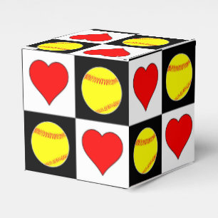 Softballs & Hearts Fastpitch Softball Gift Box