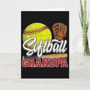 Softbyll Grandpa Softbyll Player Game Day Father's Card