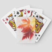 Softened Fall Playing Cards