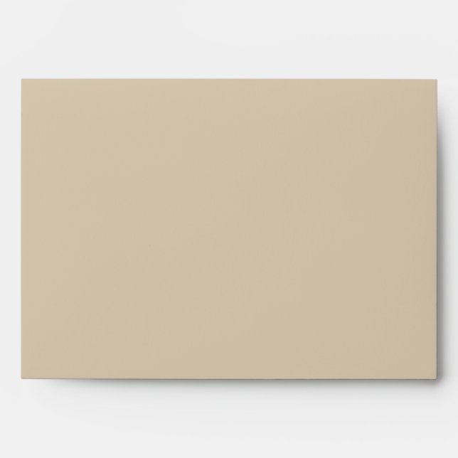Softer Tan Solid Colour Envelope (Front)