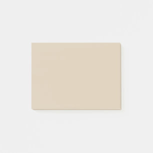 Softer Tan Solid Colour Post-it Notes