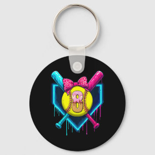 Softll 8 Years Old Ice Cream Drip 8th Birthday Gir Key Ring