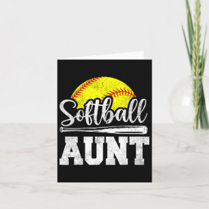 Softll Aunt Softll Player Game Day Mother's Day Gi Card