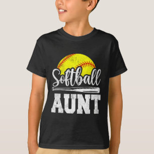 Softll Aunt Softll Player Game Day Mother's Day Gi T-Shirt