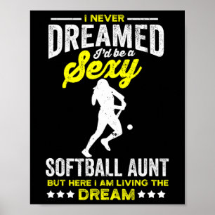 Softll Aunt Women Softll Player Softll  Poster