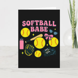 Softll Be Coquette Design With Bow, T, And Glove Card