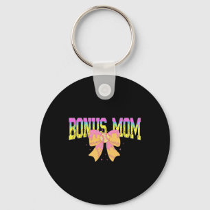 Softll Bonus Mom Ice Cream Drip Game Day Family Ma Key Ring