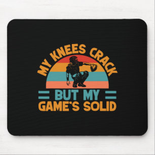 Softll Catcher My Knees Crack Softll Mom _1  Mouse Pad
