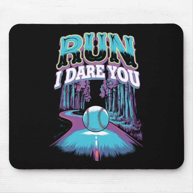 Softll Catcher Run I Dare You Design  Mouse Pad (Front)