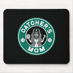 Softll Catcher's Mom For Women Mother Of Softll Ca Mouse Pad