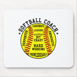 Softll Coach Appreciation Softll Coaching  Mouse Pad