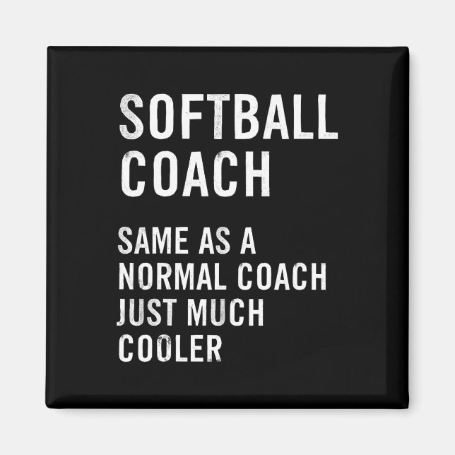 Softll Coach Definition Funny  Magnet (Front)