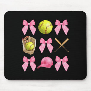 Softll Coquette Bow Soft Girl Era Sell Softll Mum  Mouse Pad