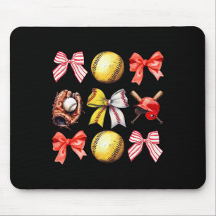 Softll Coquette Bow Softll Mama Softll Mom Mothers Mouse Pad