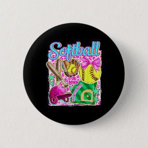 Softll Coquette Bow Softll Mom Mother's Day 6 Cm Round Badge