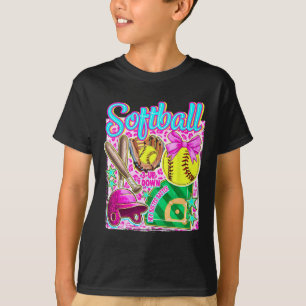 Softll Coquette Bow Softll Mom Mother's Day T-Shirt