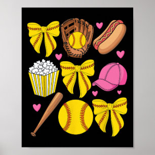 Softll Coquette Bow Softll Mom Mothers Day Women M Poster
