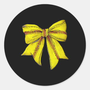 Softll Coquette Bow Softll Mum Mothers Day Softll Classic Round Sticker