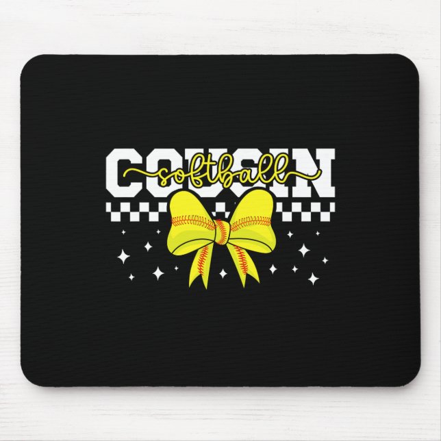 Softll Cousin Coquette Cousin Of A Softll Player C Mouse Pad (Front)