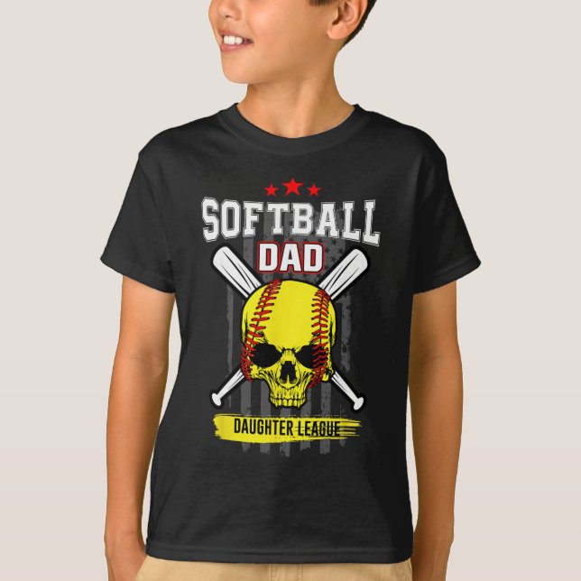 Softll Dad Daughter League  T-Shirt (Front)