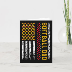 Softll Dad Father's Day American Flag Dad Softll L Card