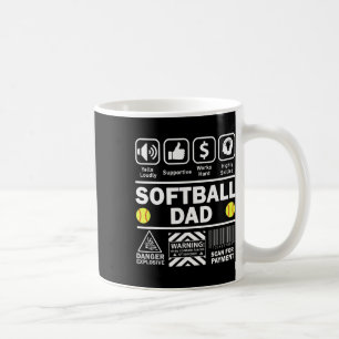 Softll Dad Funny Contents Of Sports Father  Coffee Mug