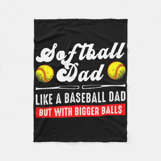 Softll Dad Like A Sell But With Bigger  Fleece Blanket (Front)