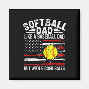 Softll Dad Like A Sell Dad American Flag Fathers D Magnet