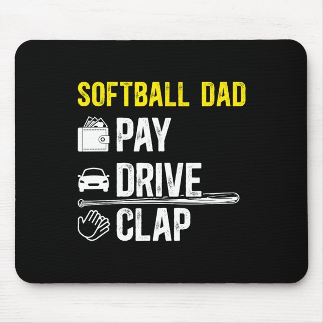 Softll Dad Pay Drive Softll Player Dad Softll Fath Mouse Pad (Front)