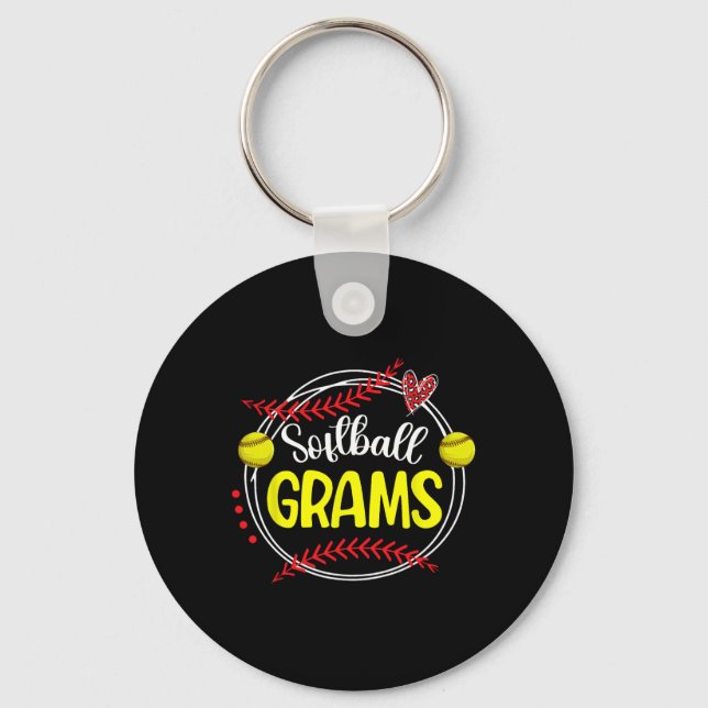 Softll Grams Proud Grams Of A Softll Player Grams  Key Ring (Front)