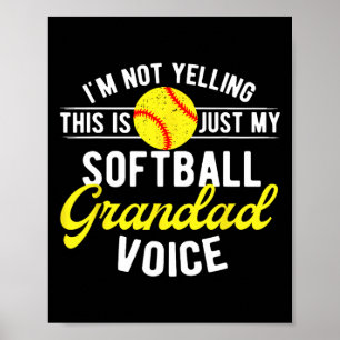 Softll Grandad Voice Grandad Of A Softll Player Gr Poster