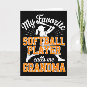 Softll Grandma My Favorite Softll Granddaughter Or Card