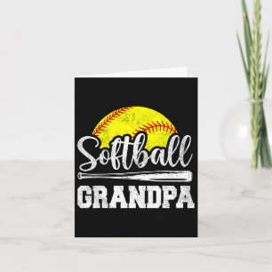 Softll Grandpa Softll Player Game Day Father&#; s Card