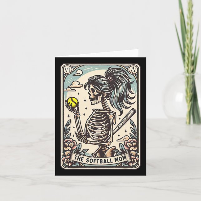 Softll Mum Tarot Card Skeleton Softll Mama Mothers (Front)