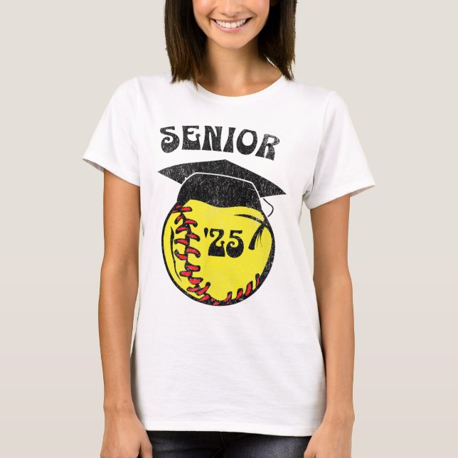 Softll Senior 2025 The Final Inning  T-Shirt (Front)