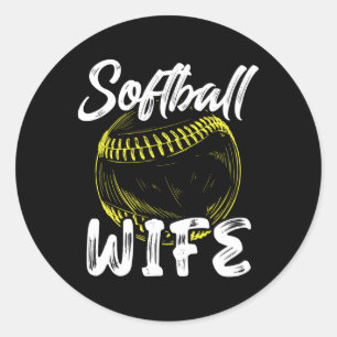 Softll Wife For Women Family Matching Players Moth Classic Round Sticker