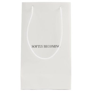 Softly Becoming Minimalist Gift Bag