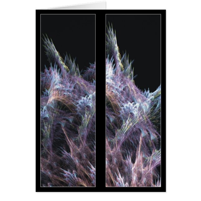 Softly Coral Bookmark Card (Front)