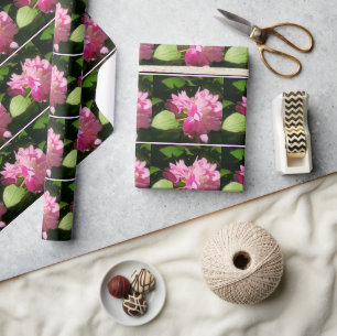 Softly Painted Pink Peonies Wrapping Paper