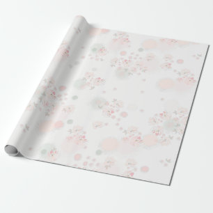 Softness Tea Roses Wrapping Paper
