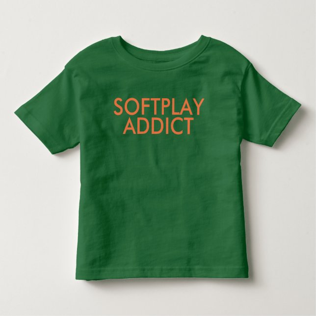 Softplay Addict | Baby Cute funny Bright Tshirt (Front)