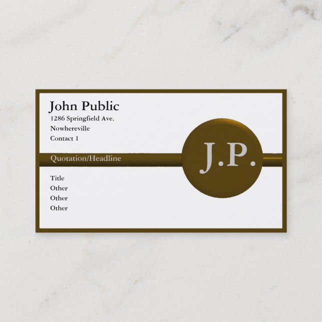 Softproductcards Business Card (Front)